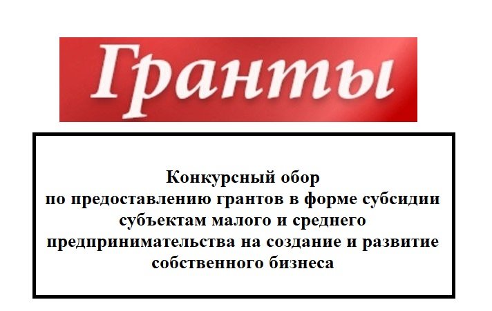 Гранты в форме субсидии  СМСП
